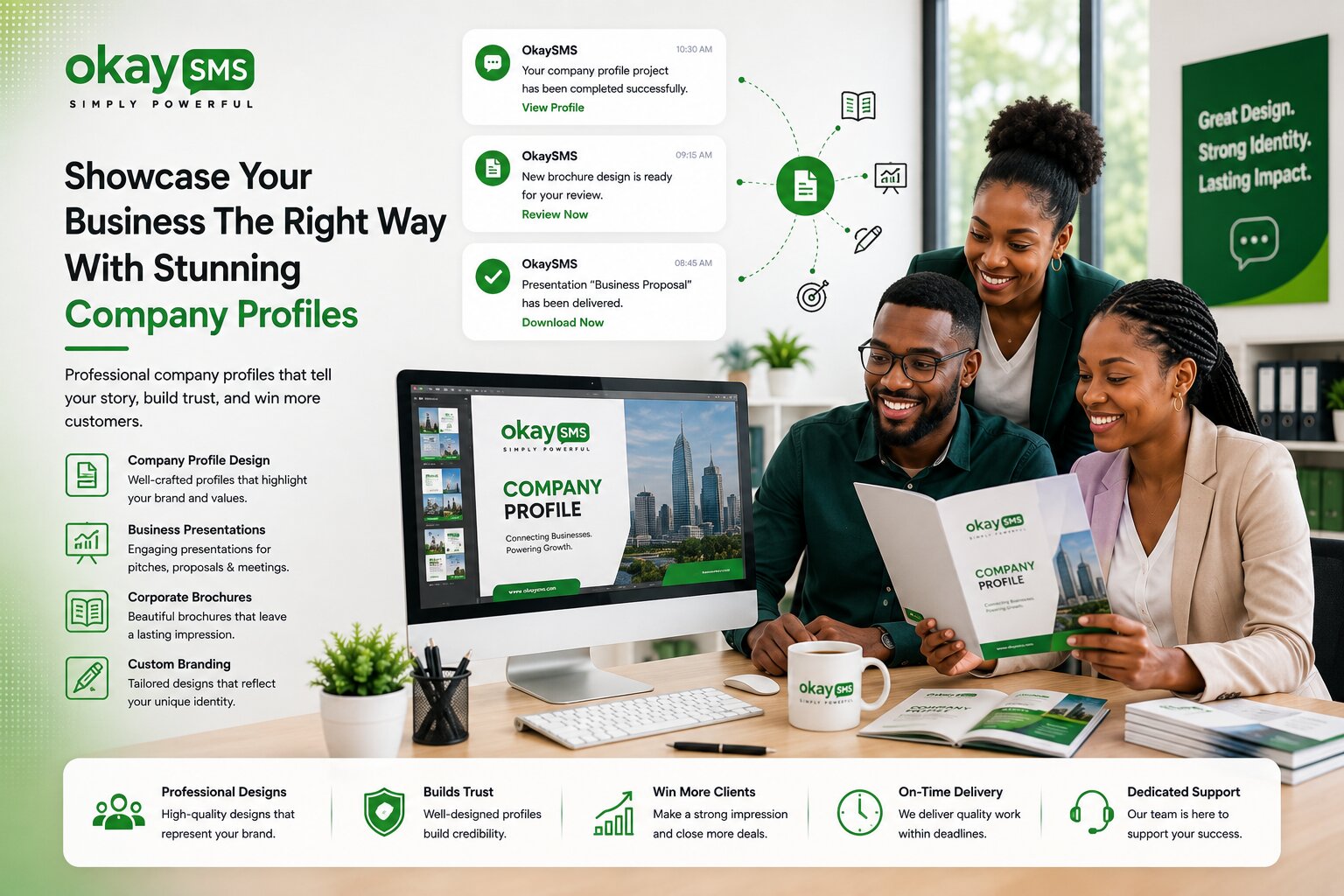 OkaySMS International communication